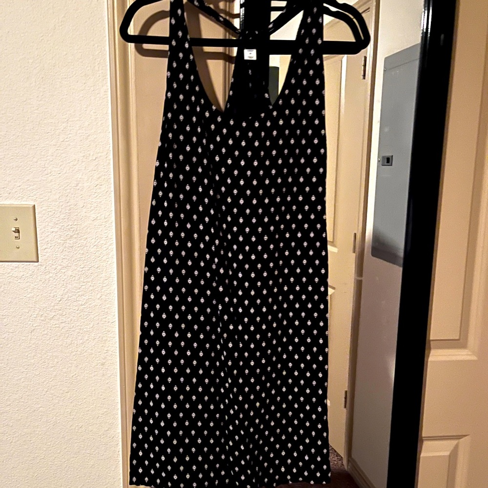 Black below the knee summer dress
